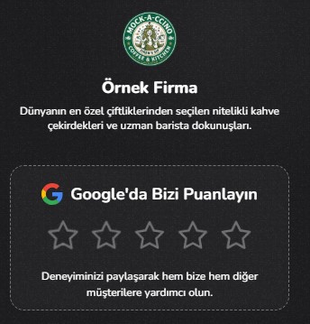 Örnek firma sayfası